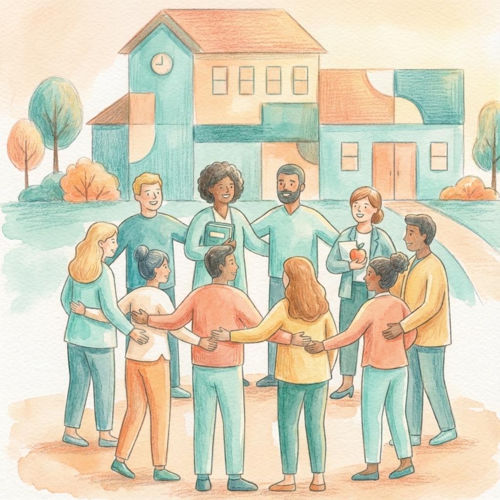 Parceria com famílias e comunidades